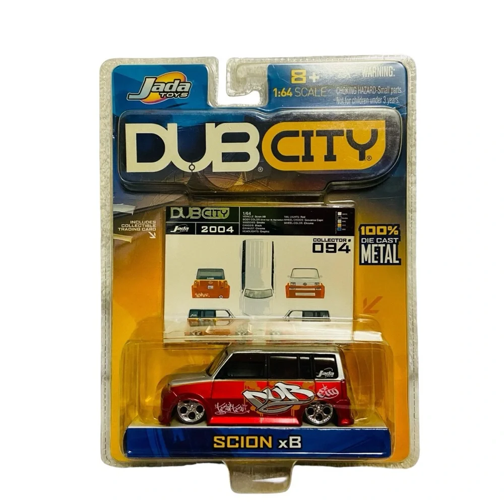 Jada Dub City Scion xB 1:64 Red & Silver
